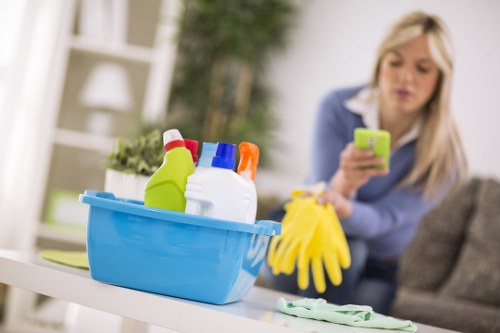 Professional curtain cleaning process